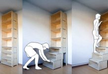 StairCase: metà scala, metà libreria